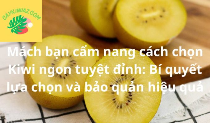 Mách bạn cẩm nang cách chọn Kiwi ngon tuyệt đỉnh: Bí quyết lựa chọn và bảo quản hiệu quả