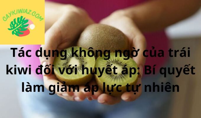 Tác dụng không ngờ của trái kiwi đối với huyết áp: Bí quyết làm giảm áp lực tự nhiên